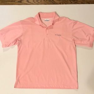 Men’s Columbia polo shirt pink